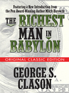 Cover image for The Richest Man in Babylon  (Original Classic Edition)